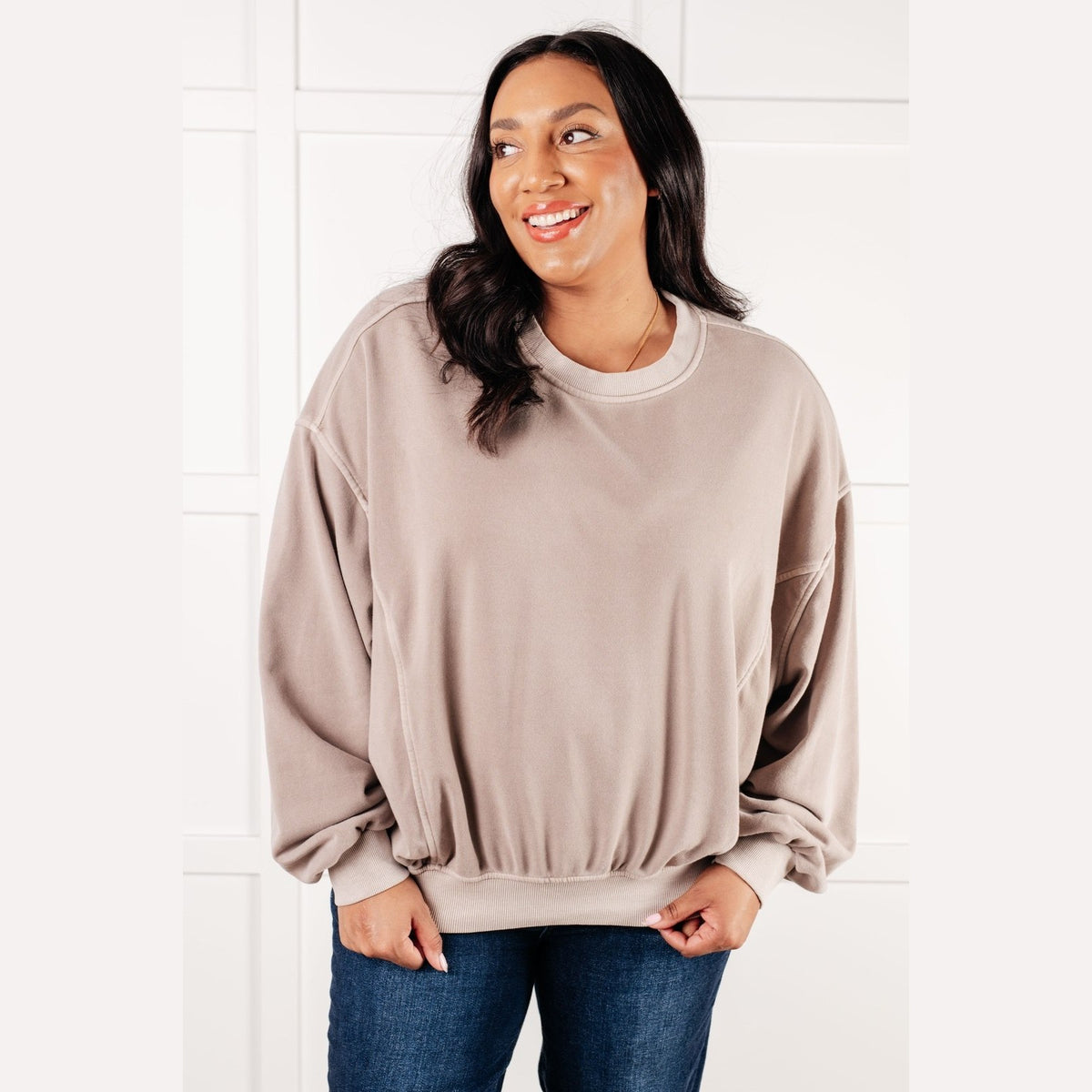 Beyond the Basics Pullover in Ash Mocha