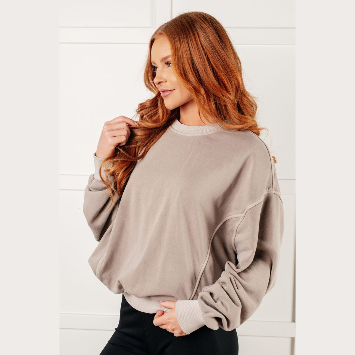 Beyond the Basics Pullover in Ash Mocha