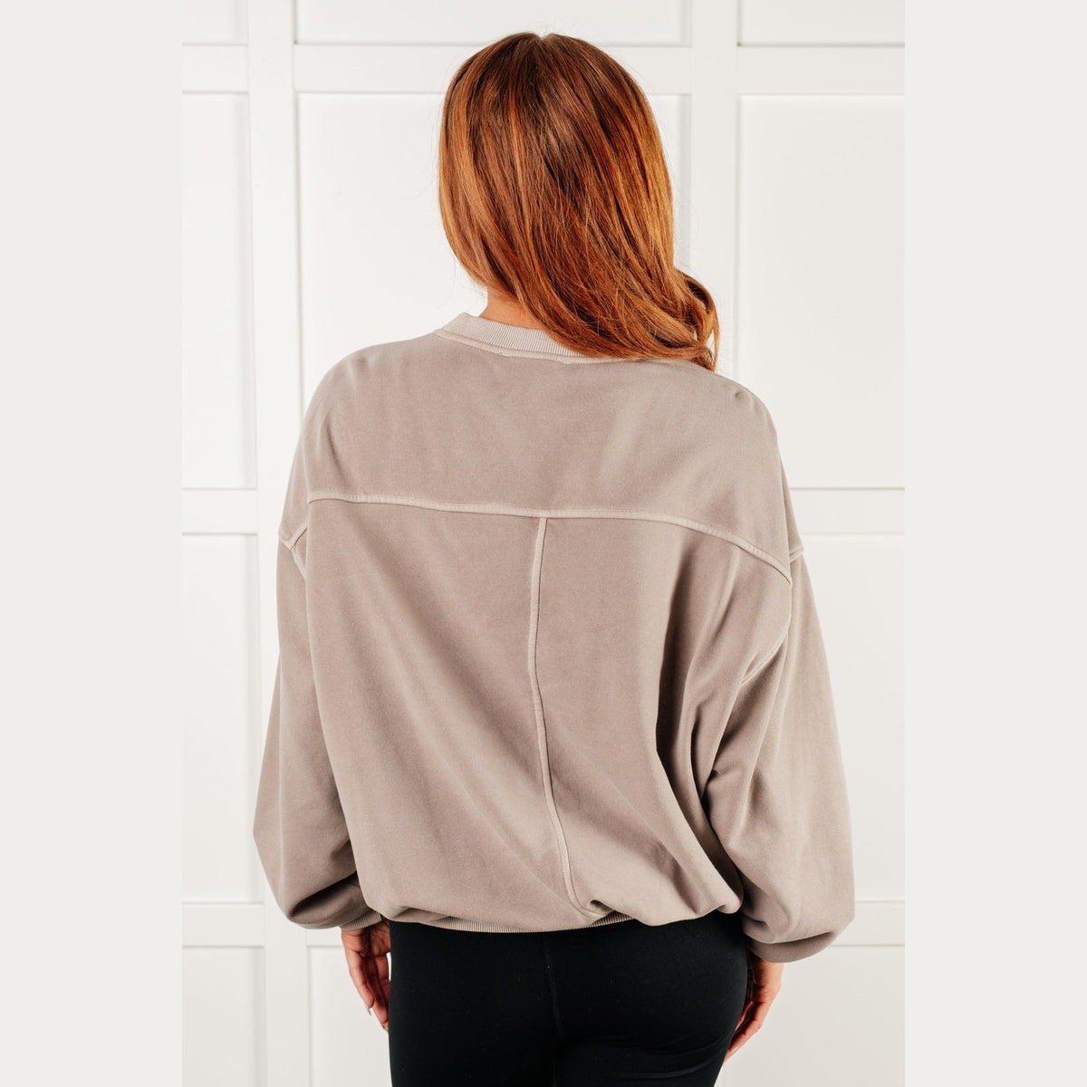 Beyond the Basics Pullover in Ash Mocha