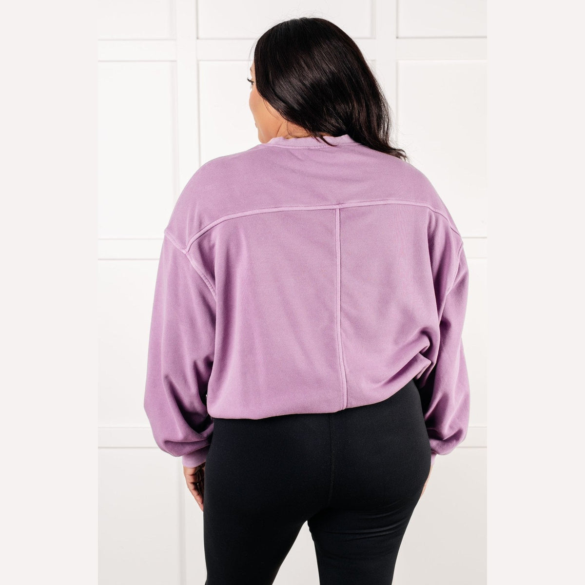 Beyond the Basics Pullover in Violet