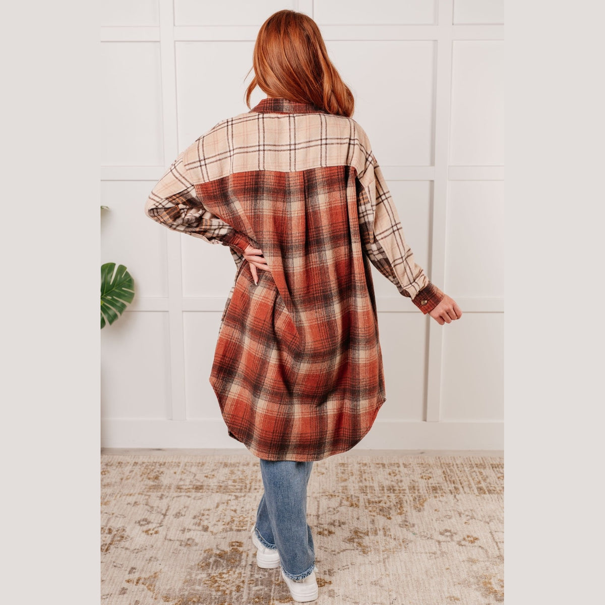 Cabin Fever Flannel Plaid Oversized Shacket