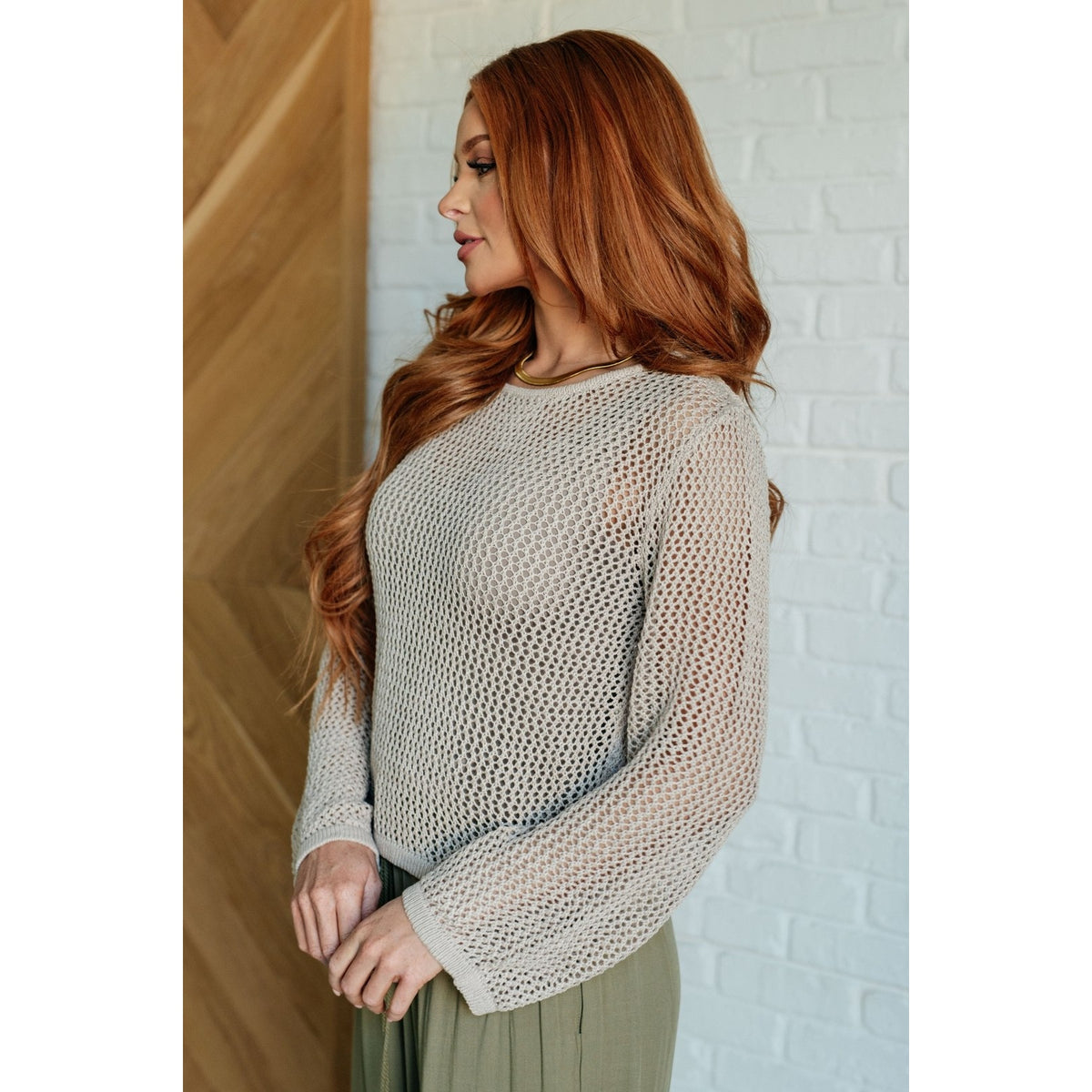 Calming Down Loose Knit Top