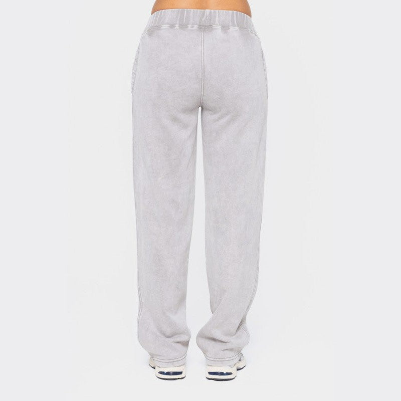 Chlling Out Elastic Waist Fleece Pants