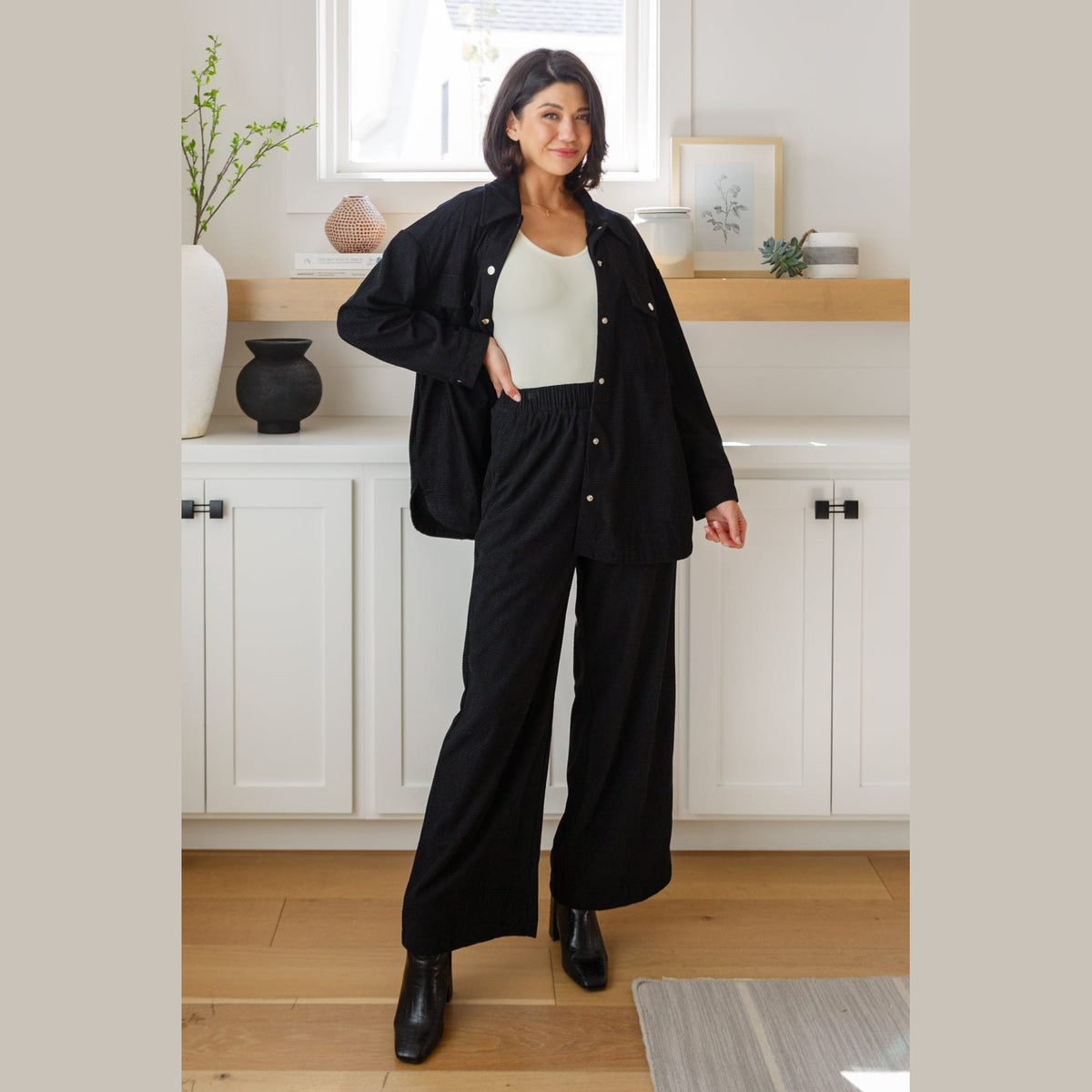 Come Rain or Shine Wide Leg Pants