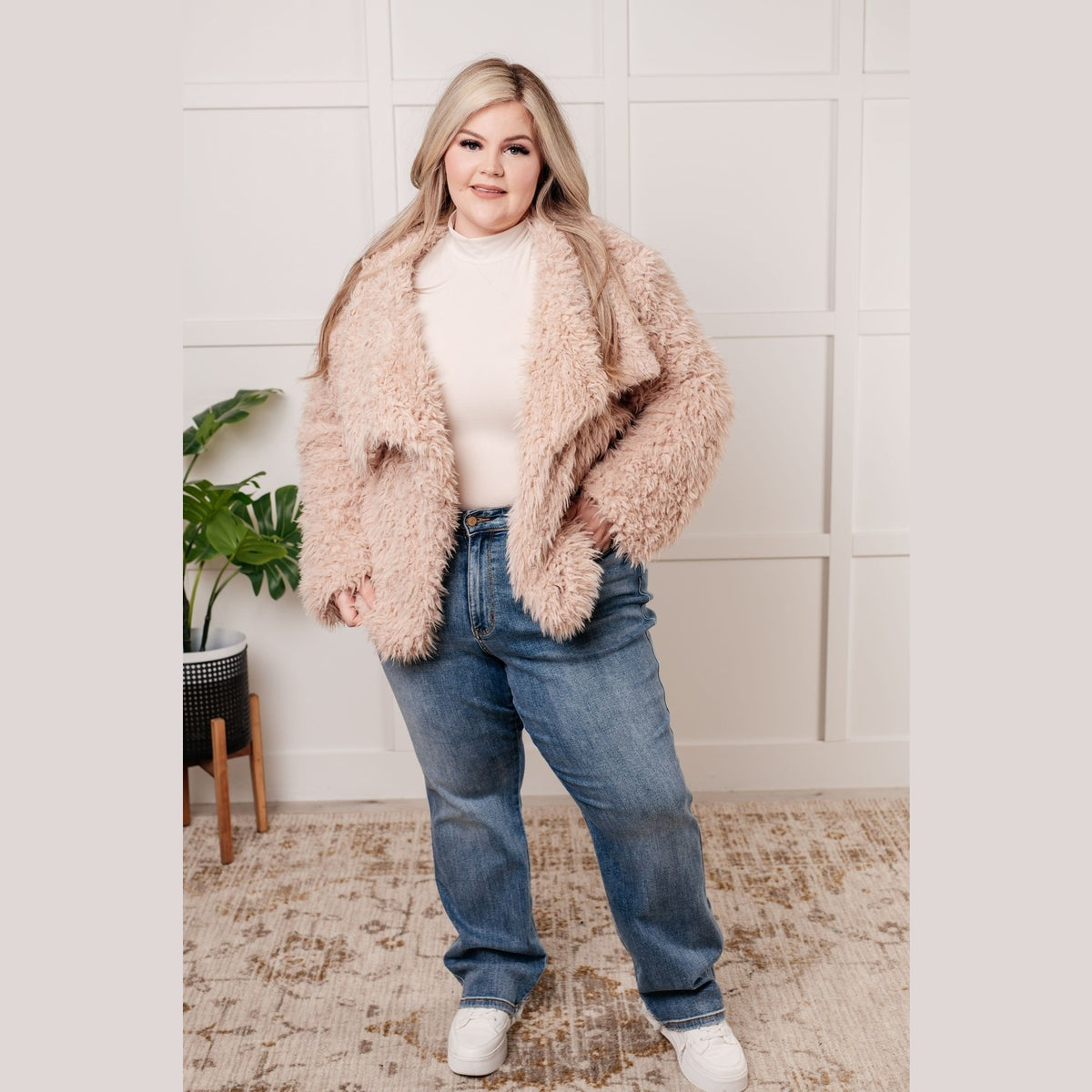 Disco Queen Faux Fur Coat