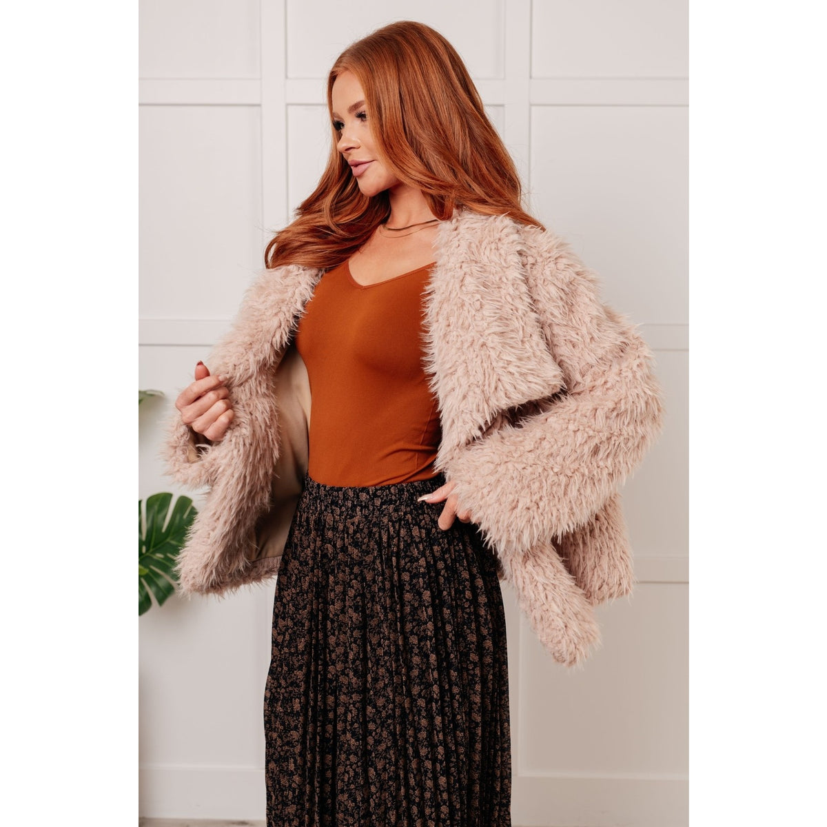 Disco Queen Faux Fur Coat