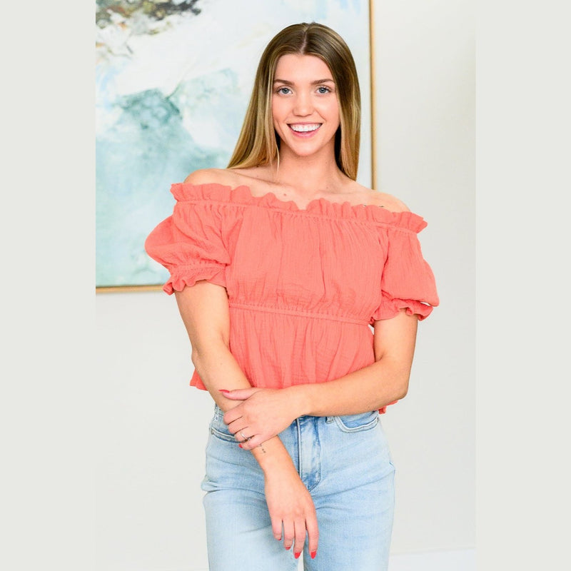 Don't Be Shy Off the Shoulder Blouse