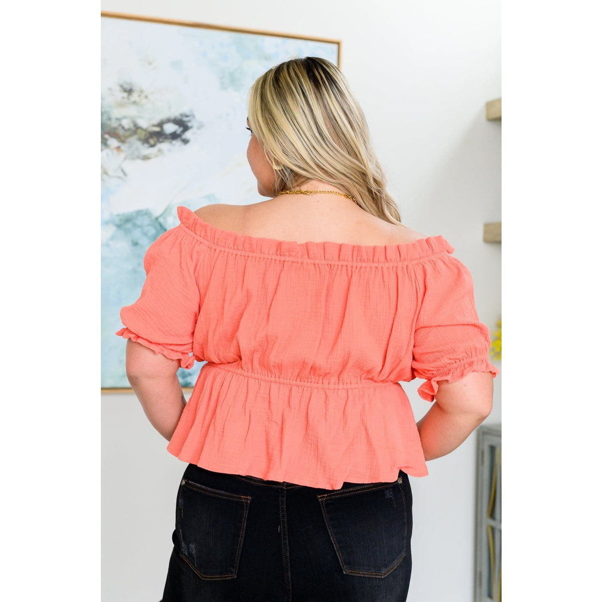 Don't Be Shy Off the Shoulder Blouse