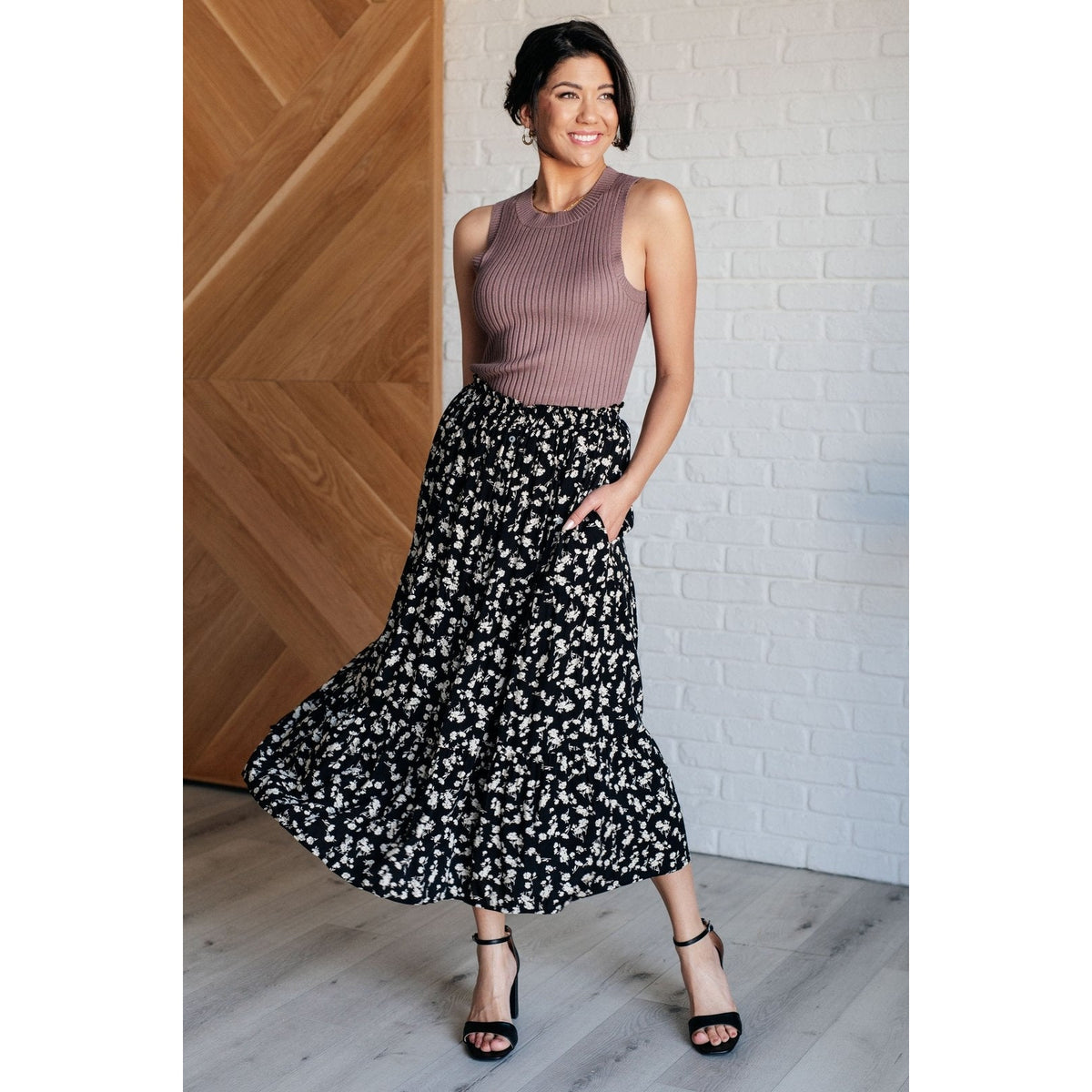 Fielding Flowers Floral Skirt