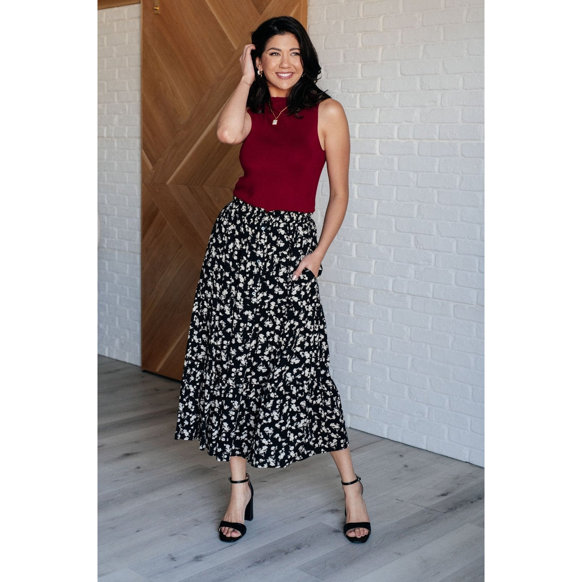 Fielding Flowers Floral Skirt