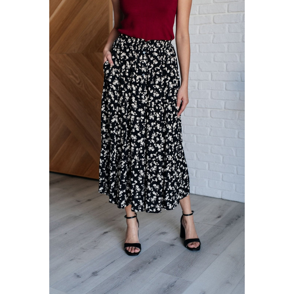 Fielding Flowers Floral Skirt