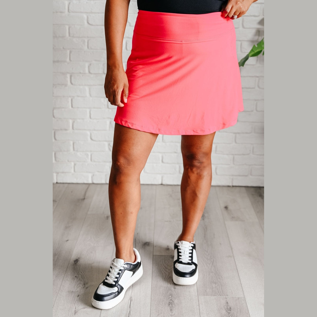 Game, Set and Match Tennis Skort in Flamingo Pink