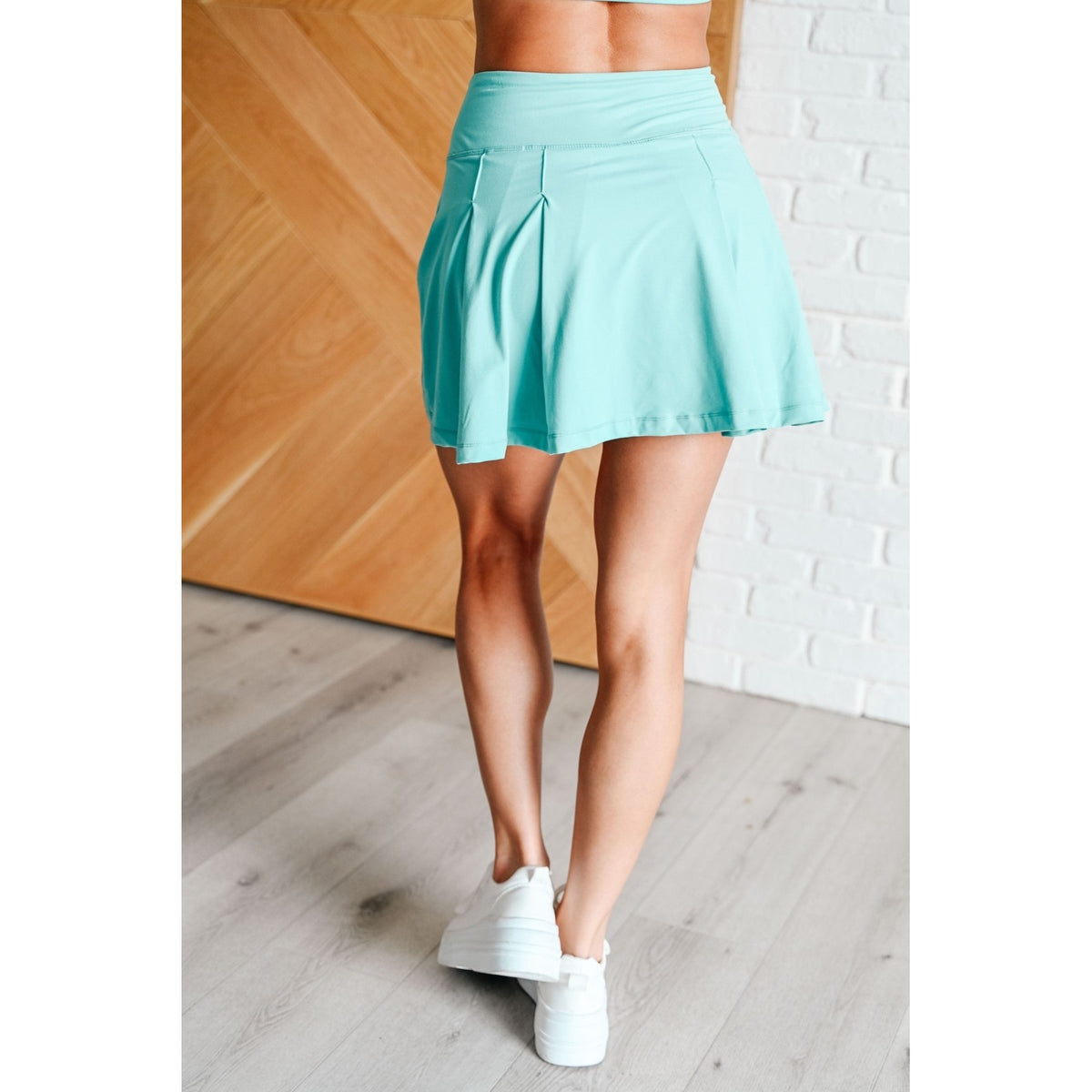 Game, Set and Match Tennis Skort in Tidal Wave