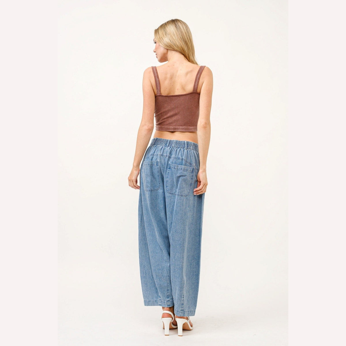 Genie In A Bottle Pleated Baggy Jeans