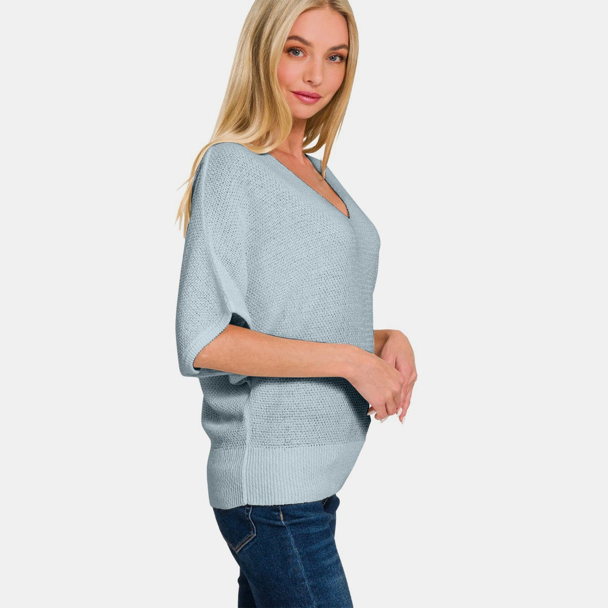 Grayson V-Neck Dolman Sweater