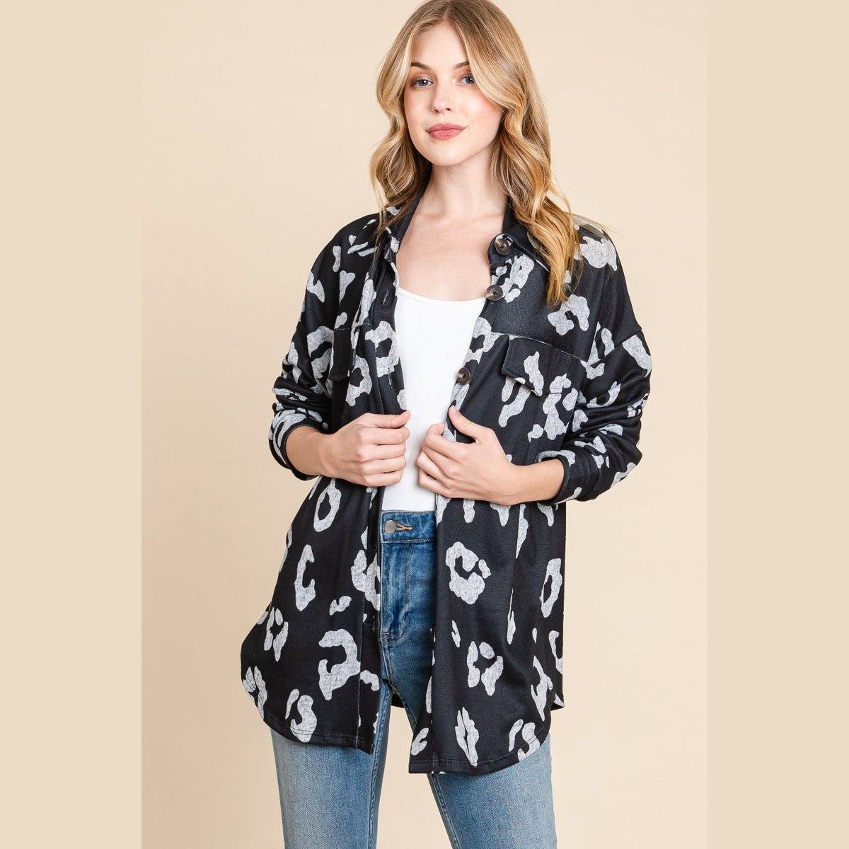 Great Unknown Animal Print Shacket