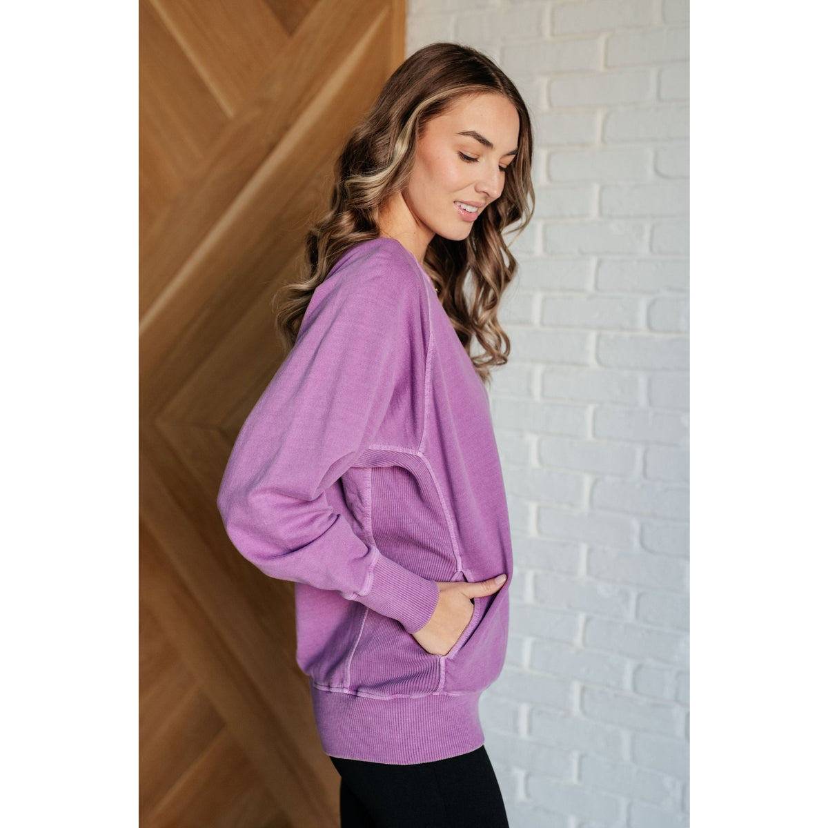 Hands Down Favorite Sweatshirt in Light Plum