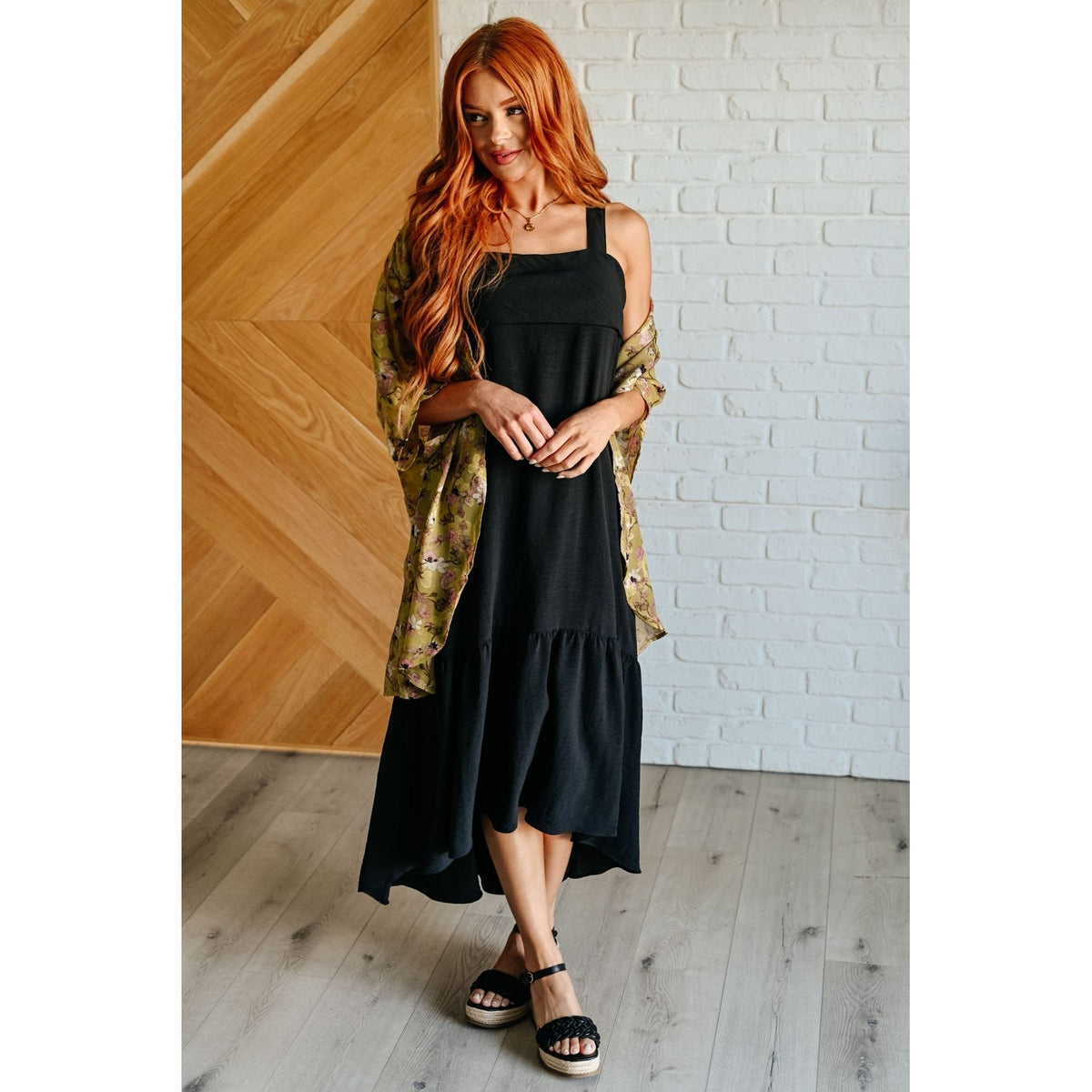 Into The Night Tie Back Maxi Dress