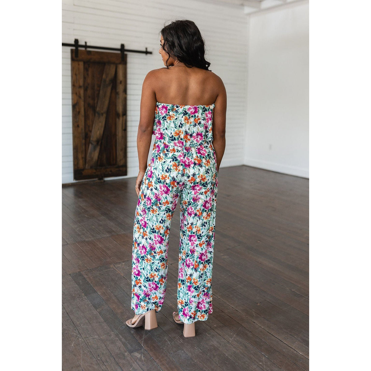 Life of the Party Floral Jumpsuit in Green