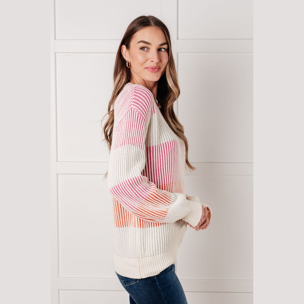 Matchmaker Striped Ribbed Top