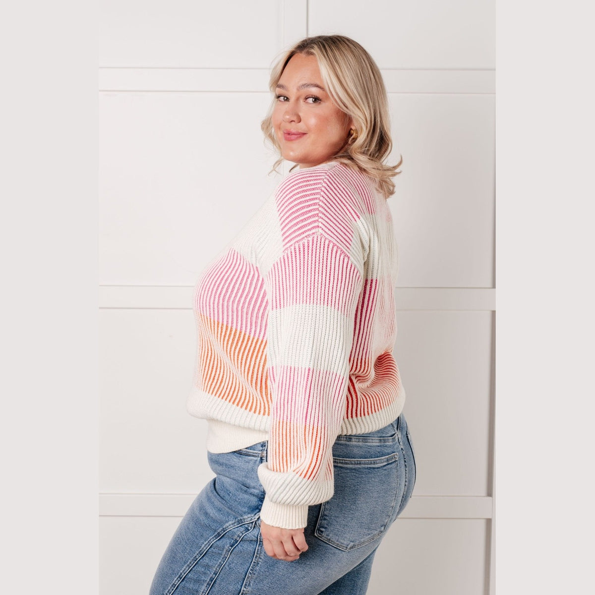 Matchmaker Striped Ribbed Top