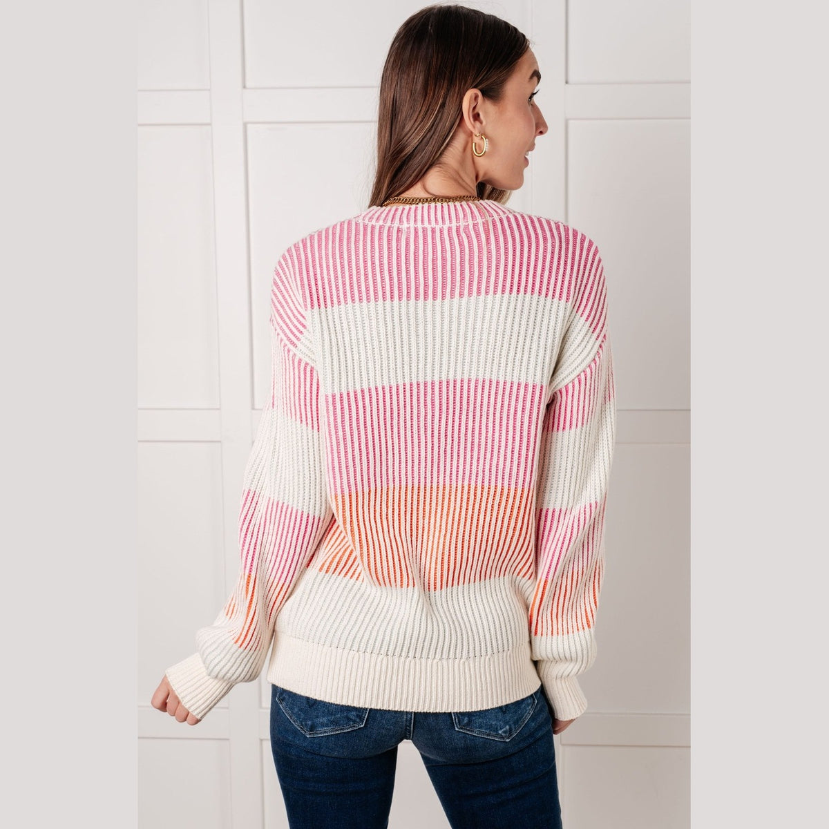 Matchmaker Striped Ribbed Top