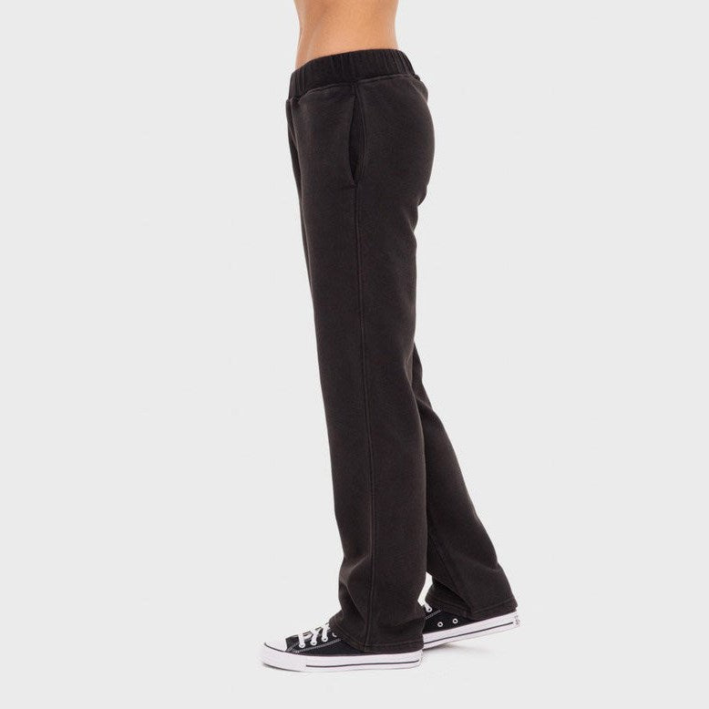 Mono B Elastic Waist Fleece Pants with Pockets