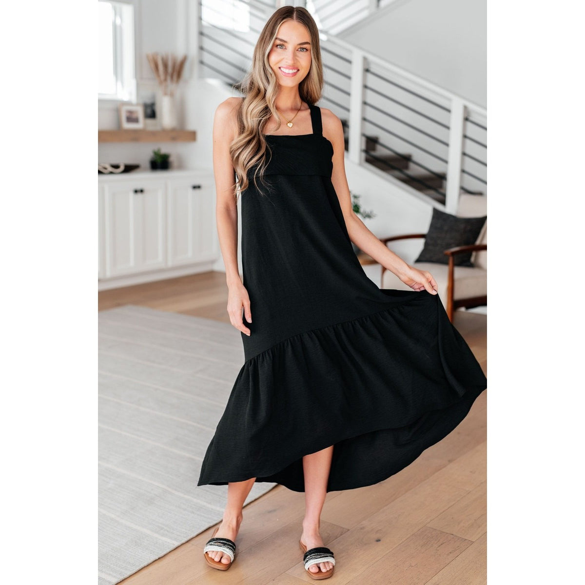 Nightlife Tie Back Maxi Dress