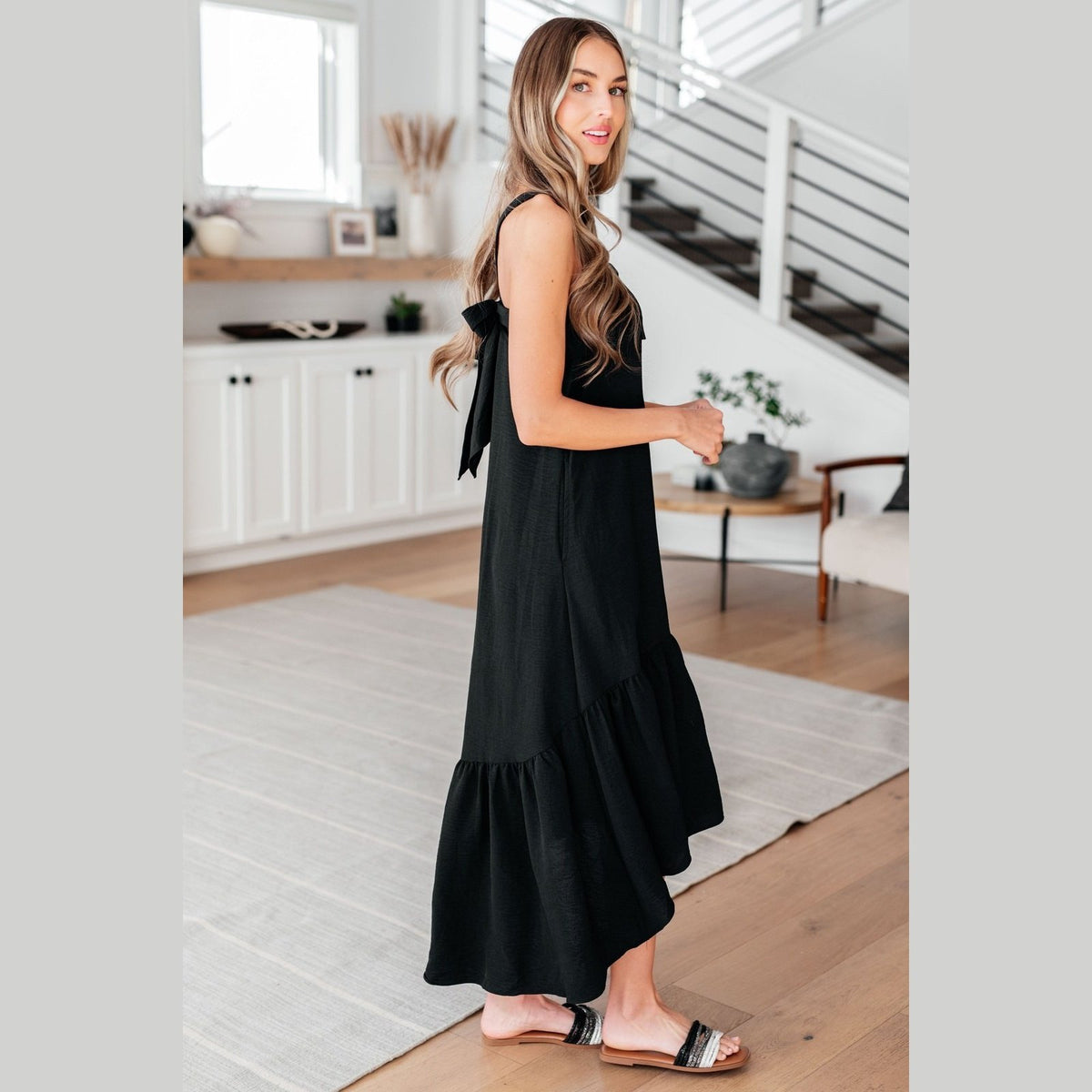 Nightlife Tie Back Maxi Dress