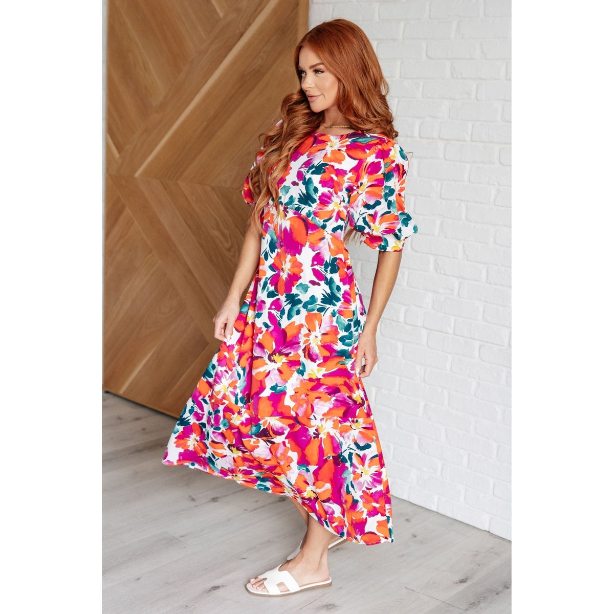 Picnic In The Park Floral Dress