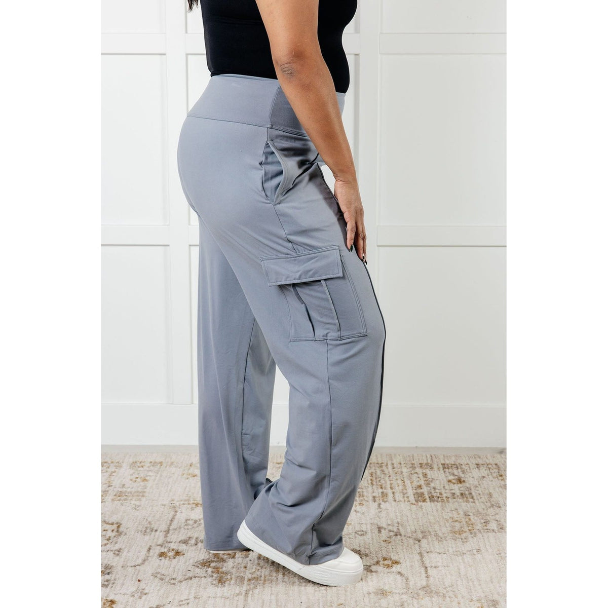 Race to Relax Cargo Pants in Rhino Grey