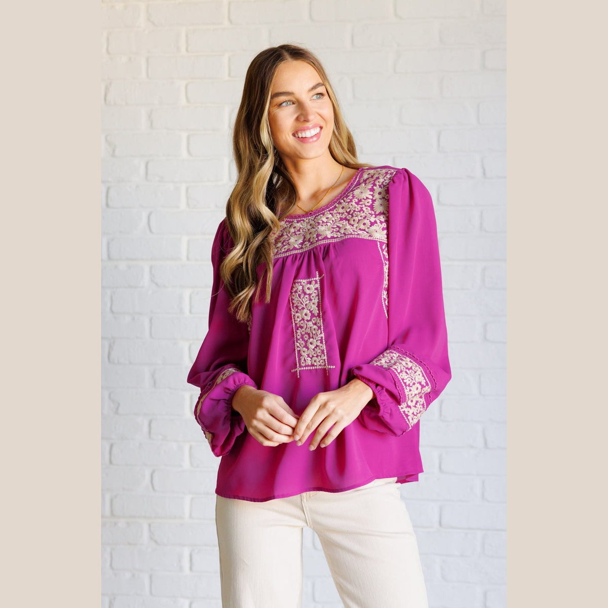 Rodeo Queen Embroidered Blouse