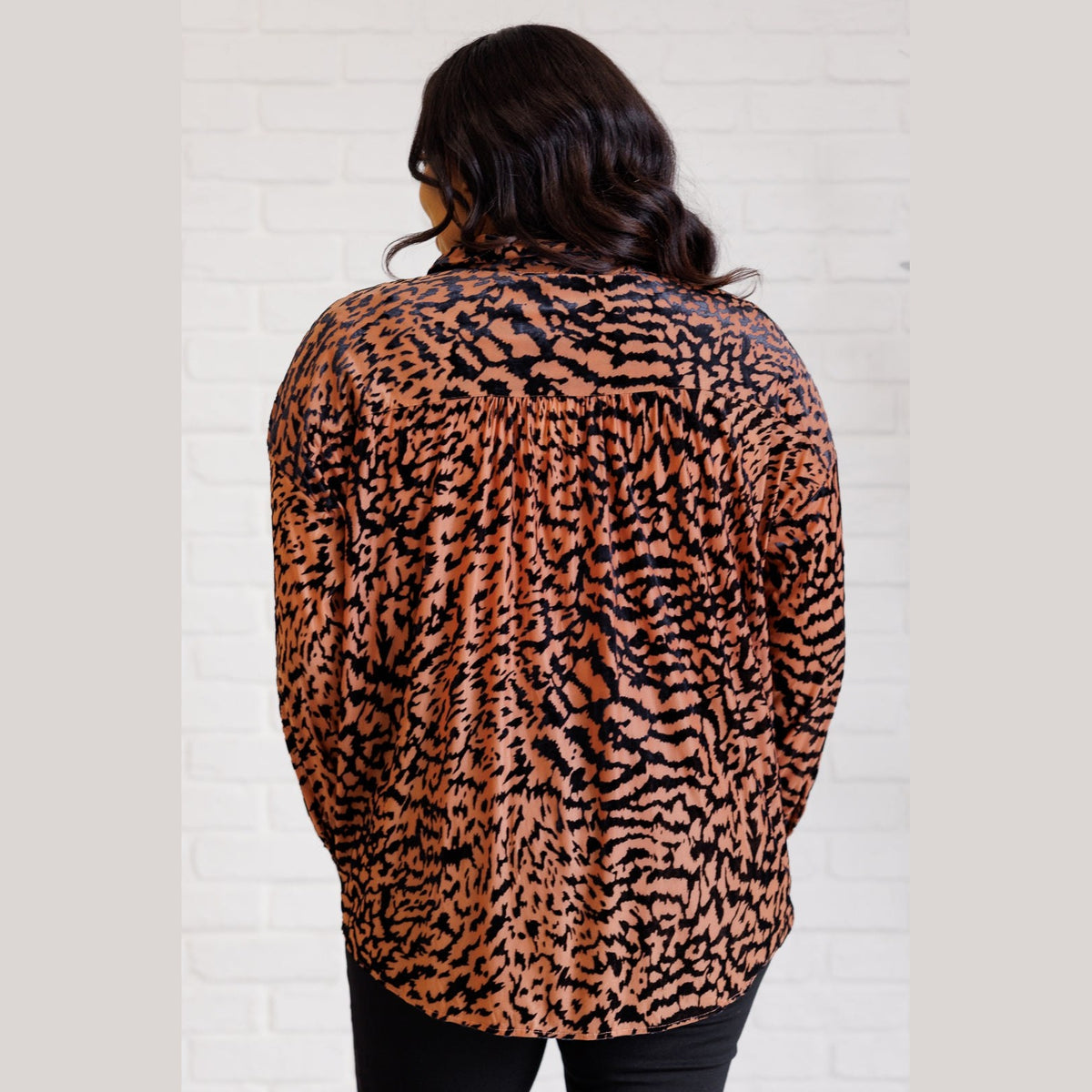 So Fierce Animal Print Blouse