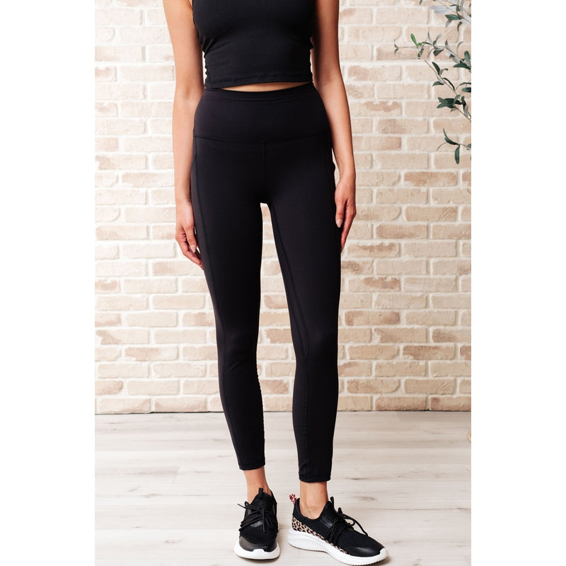 Somewhere to Start Leggings in Black