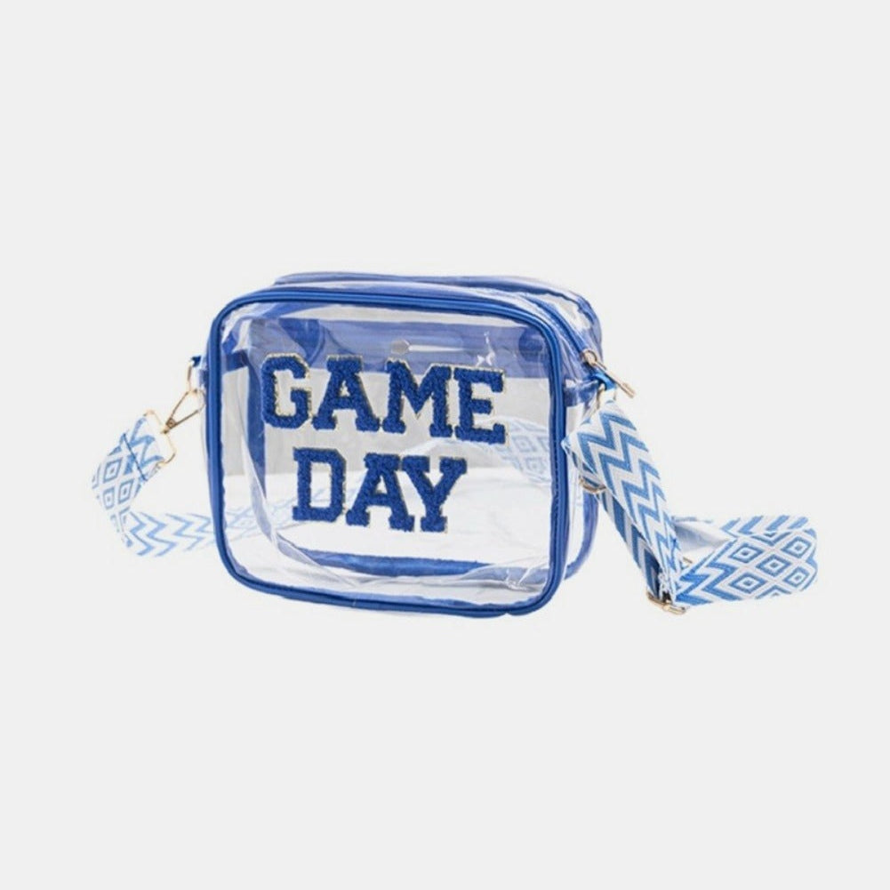 Zenana GAME DAY Stadium Approved Transparent Crossbody Bag