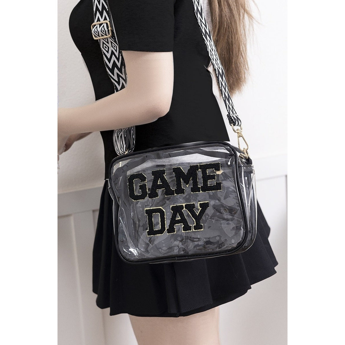 Zenana GAME DAY Stadium Approved Transparent Crossbody Bag