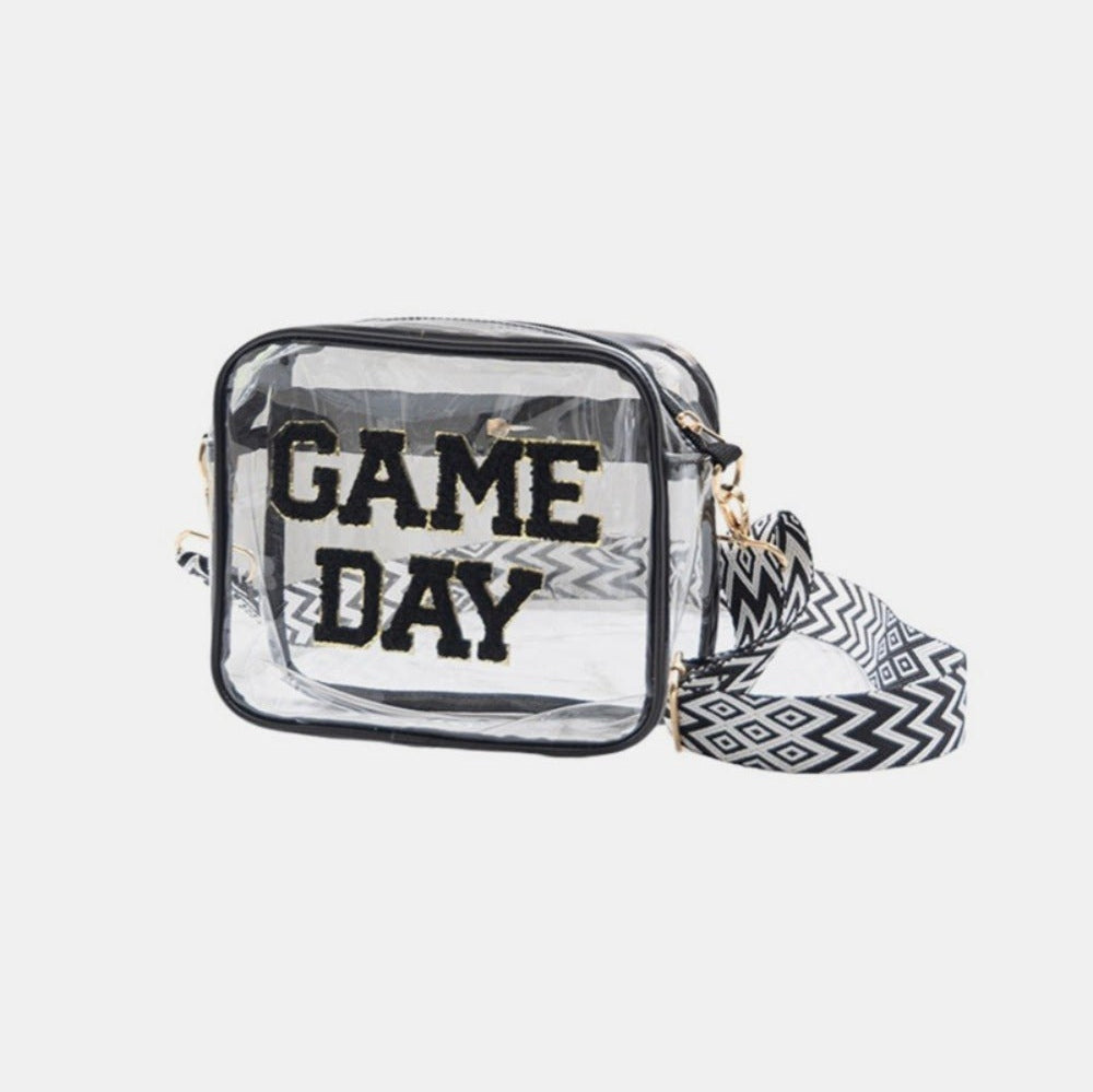 Zenana GAME DAY Stadium Approved Transparent Crossbody Bag