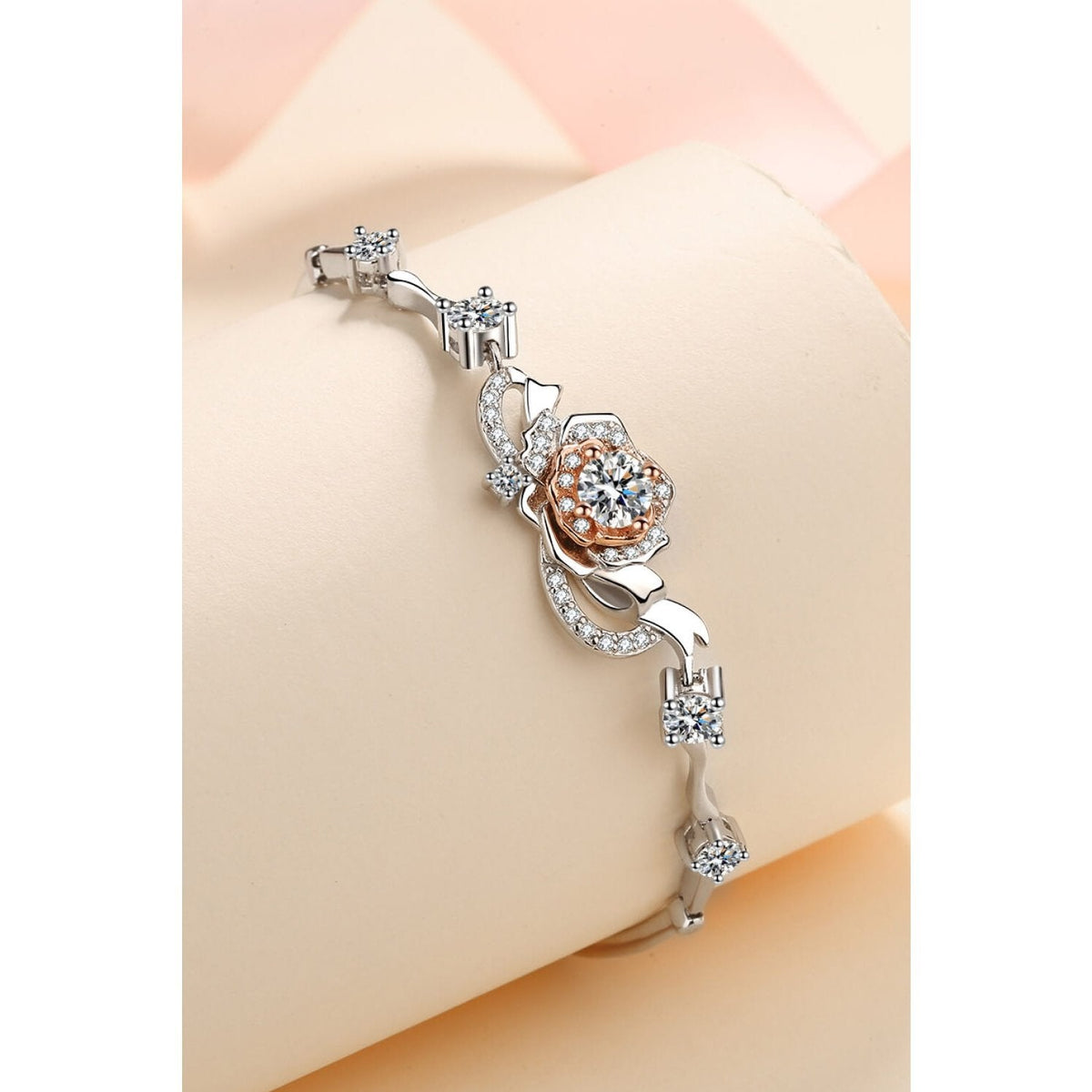 Princessa 925 Sterling Silver Moissanite Bracelet