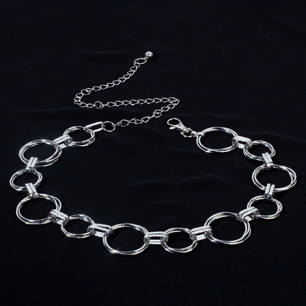 Alloy Chain Circle Shape Belt