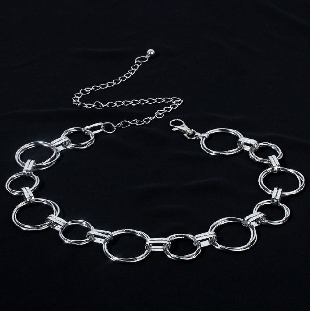 Alloy Chain Circle Shape Belt