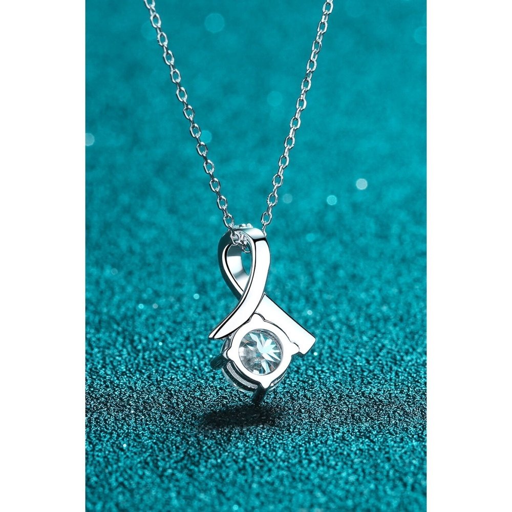 Unique and Chic Moissanite Pendant Necklace